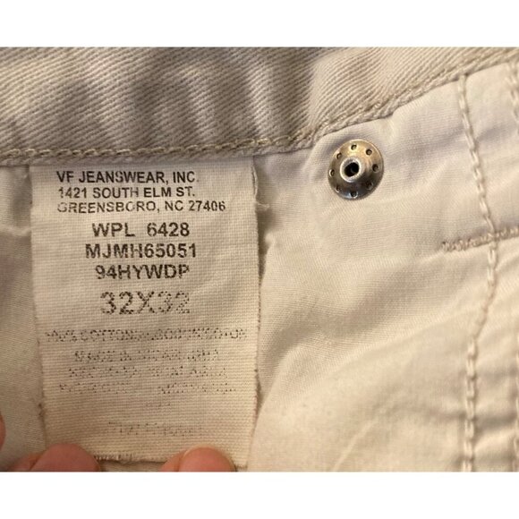 Mens‎ Vintage Wrangler Wide Leg Carpenter Skater Pants Tan 32 - Picture 7 of 9